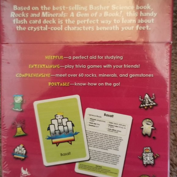 2FOR$30 - Basher Science Rocks and Minerals Flash Cards - Picture 3 of 3